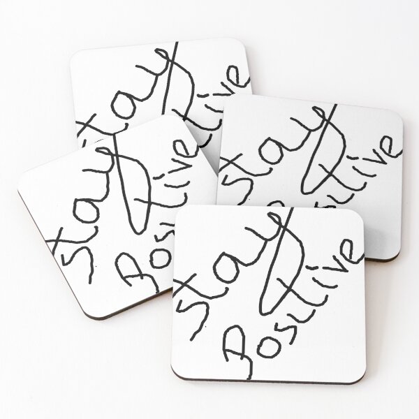 Item preview, Stay positive – a comforting text with a plus sign. designed and sold by Vetagio.