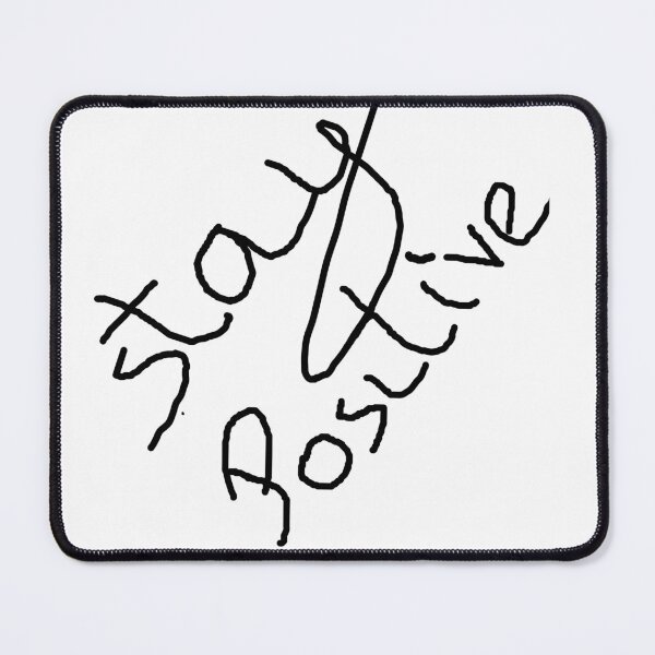 Item preview, Stay positive – a comforting text with a plus sign. designed and sold by Vetagio.