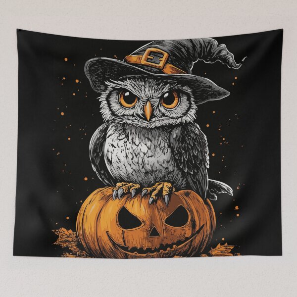 Item preview, Funny Halloween Owl designed and sold by drizzd.