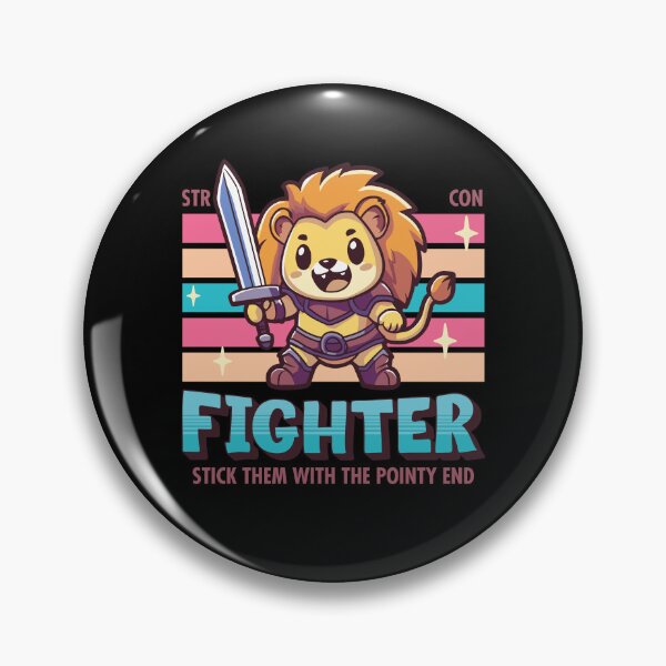 Item preview, DnD Fighter Kawaii designed and sold by sunburstrpg.