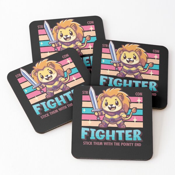 Item preview, DnD Fighter Kawaii designed and sold by sunburstrpg.