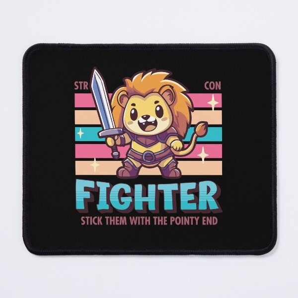 Item preview, DnD Fighter Kawaii designed and sold by sunburstrpg.