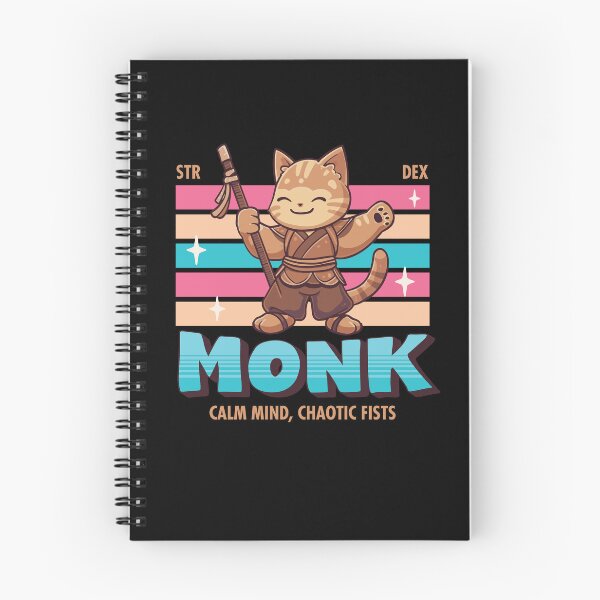 Item preview, DnD Monk Kawaii designed and sold by sunburstrpg.