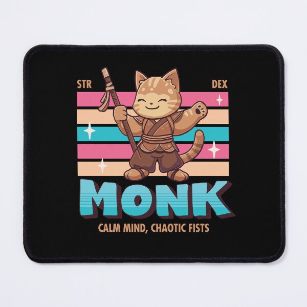 Item preview, DnD Monk Kawaii designed and sold by sunburstrpg.