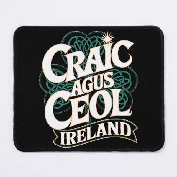 Item preview, Craic agus Ceol Ireland Irish Gaeilge Fun and Music designed and sold by CELTIC-DESIGNS.