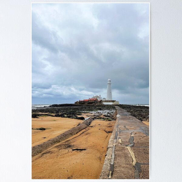 Item preview, St Marys Island and Lighthouse - Portrait  designed and sold by Violaman.