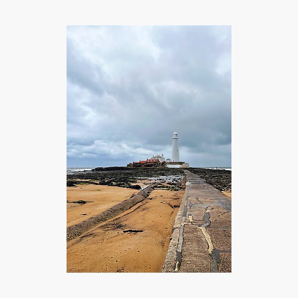 Item preview, St Marys Island and Lighthouse - Portrait  designed and sold by Violaman.