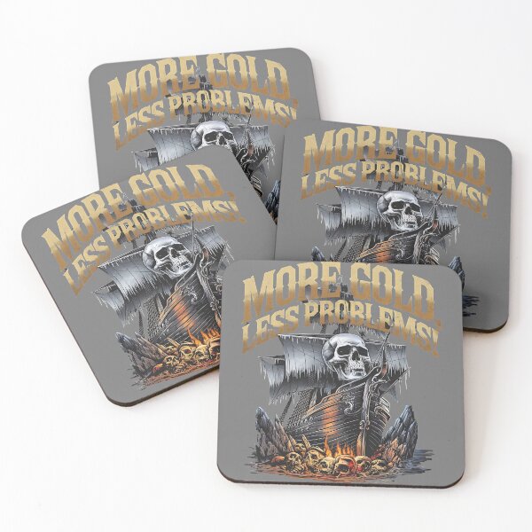 Item preview, More gold less problems - Pirate trading - A pirates life chose me - Always be a pirate - Pirates bay - Caribbean adventure - Pirates problems designed and sold by JansenGS.
