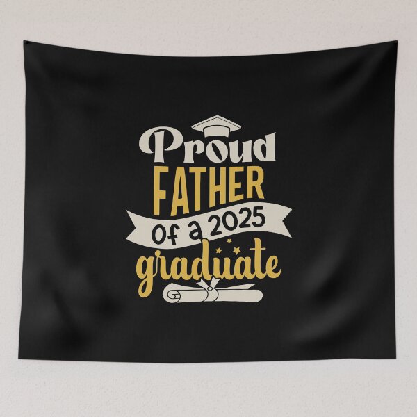 Item preview, Graduation 2025 Proud Father Of A Graduate Family Member designed and sold by eclecTEEq.