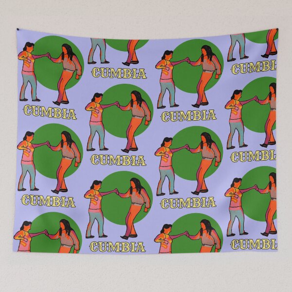 Item preview, Cumbia dance t-shirt 07 designed and sold by Fr3n3t1k.