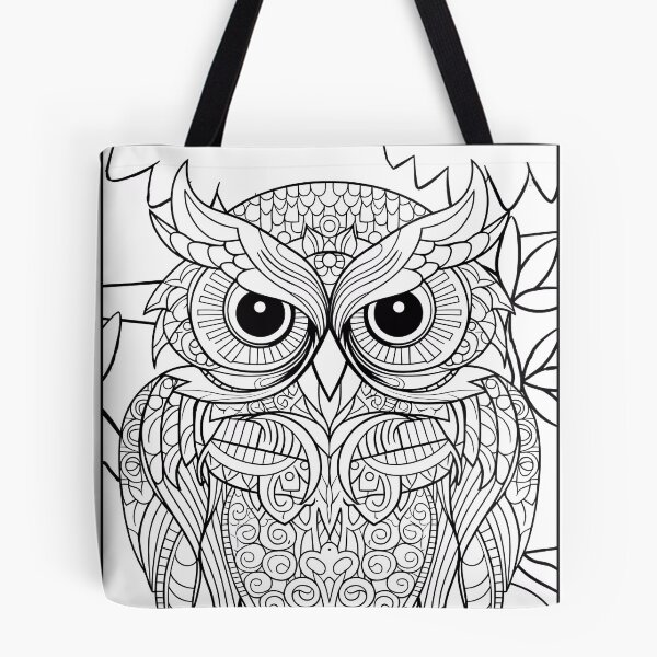 Item preview, Owl #10 Coloring Page Pattern  designed and sold by DavidColoring.