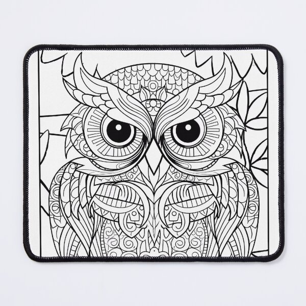 Item preview, Owl #10 Coloring Page Pattern  designed and sold by DavidColoring.