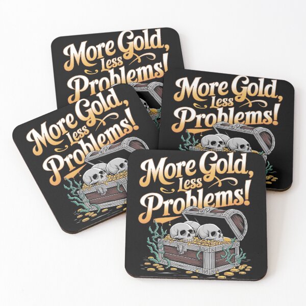 Item preview, More gold less problems - Pirate trading - A pirates life chose me - Always be a pirate - Pirates bay - Caribbean adventure - Pirates problems designed and sold by JansenGS.