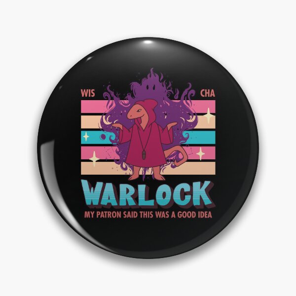 Item preview, DnD Warlock Kawaii designed and sold by sunburstrpg.