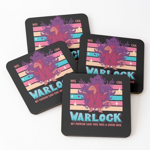 Item preview, DnD Warlock Kawaii designed and sold by sunburstrpg.