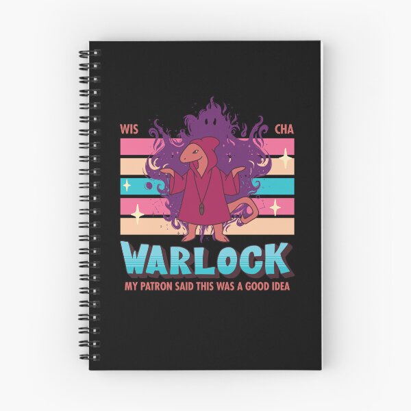Item preview, DnD Warlock Kawaii designed and sold by sunburstrpg.