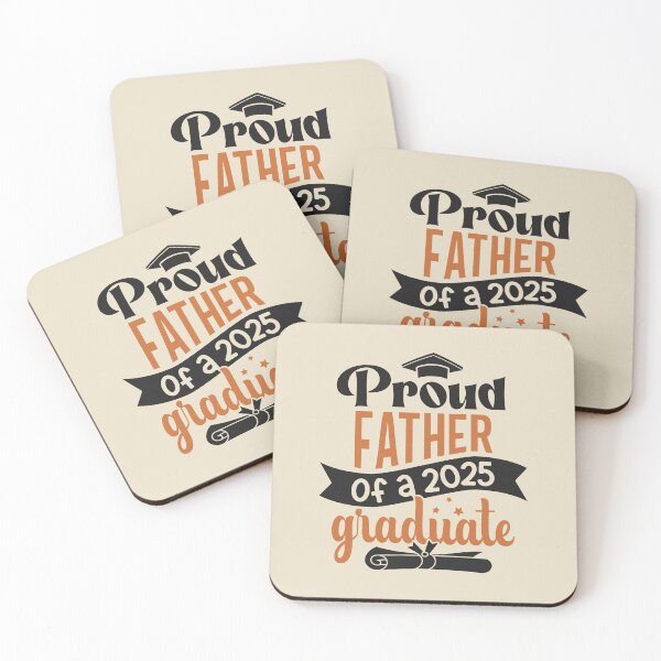 Item preview, Proud Father Of A 2025 Graduate Family Member Graduation designed and sold by eclecTEEq.