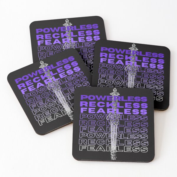 Item preview, Powerless Reckless Fearless designed and sold by Bookish Delights.