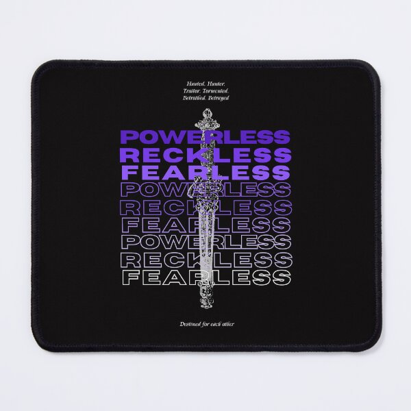 Item preview, Powerless Reckless Fearless designed and sold by Bookish Delights.