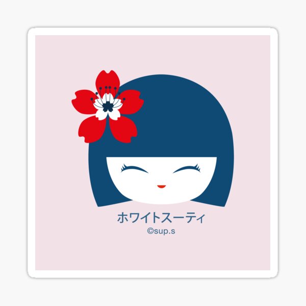 Item preview, KOKESHI SAKURA FACE designed and sold by VEGANKAISU.