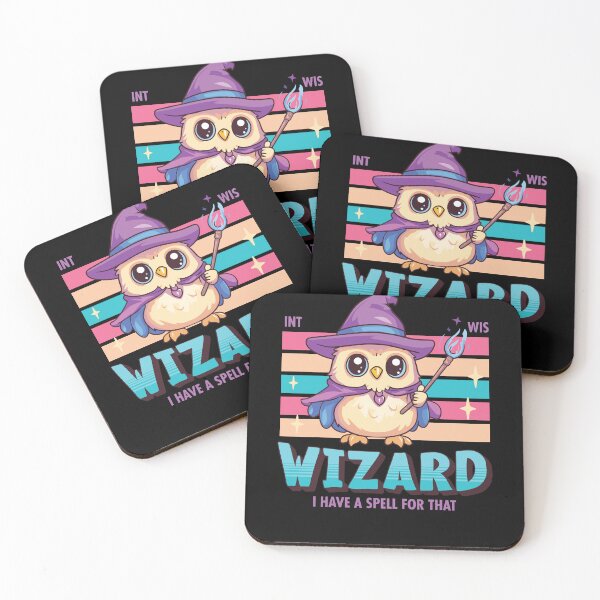 Item preview, DnD Wizard Kawaii designed and sold by sunburstrpg.