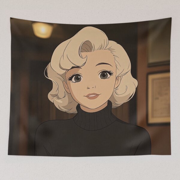 Item preview, Marilyn Monroe | Anime style designed and sold by ComicsFactory.