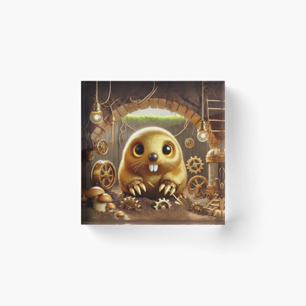 Item preview, Steampunk Giant Golden Mole designed and sold by Sillytoe.