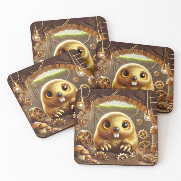 Item preview, Steampunk Giant Golden Mole designed and sold by Sillytoe.