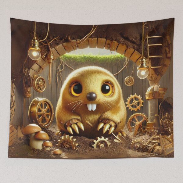 Item preview, Steampunk Giant Golden Mole designed and sold by Sillytoe.