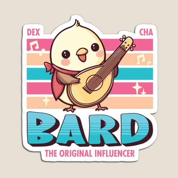 Item preview, DnD Bard Kawaii designed and sold by sunburstrpg.