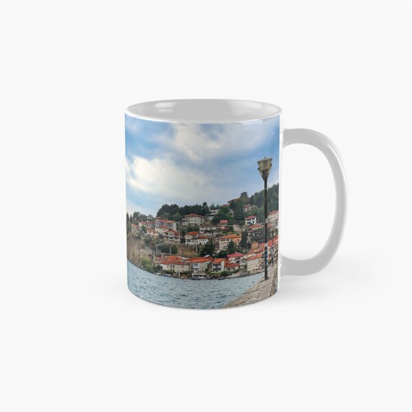 Item preview, Ohrid city and lake landscape, North Macedonia designed and sold by goceris.