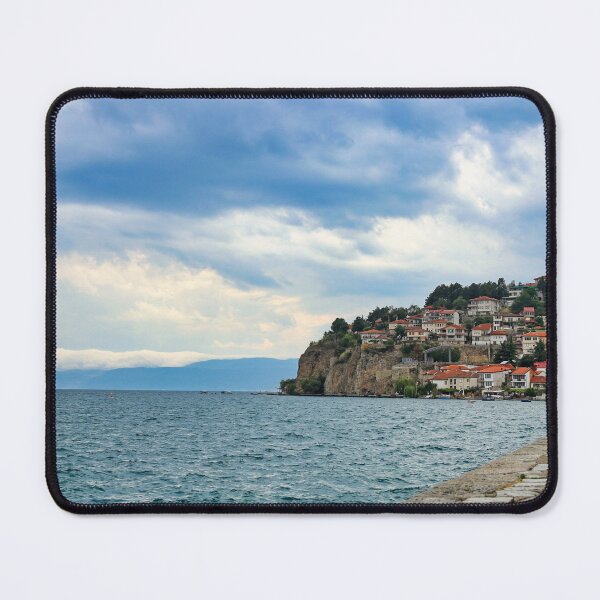 Item preview, Ohrid city and lake landscape, North Macedonia designed and sold by goceris.