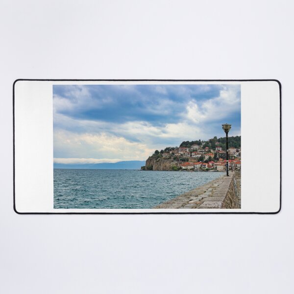 Item preview, Ohrid city and lake landscape, North Macedonia designed and sold by goceris.
