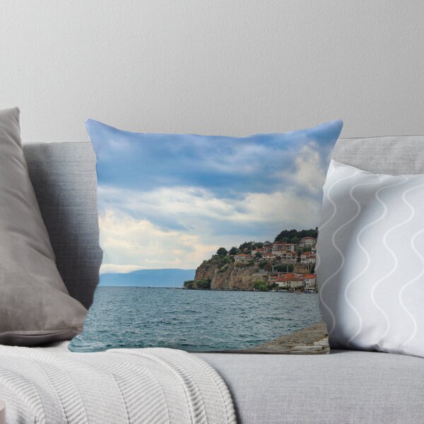 Item preview, Ohrid city and lake landscape, North Macedonia designed and sold by goceris.