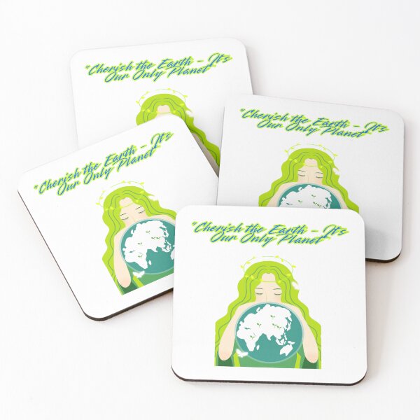 Item preview, "Cherish the Earth – It's Our Only Planet" designed and sold by Izza Creations.