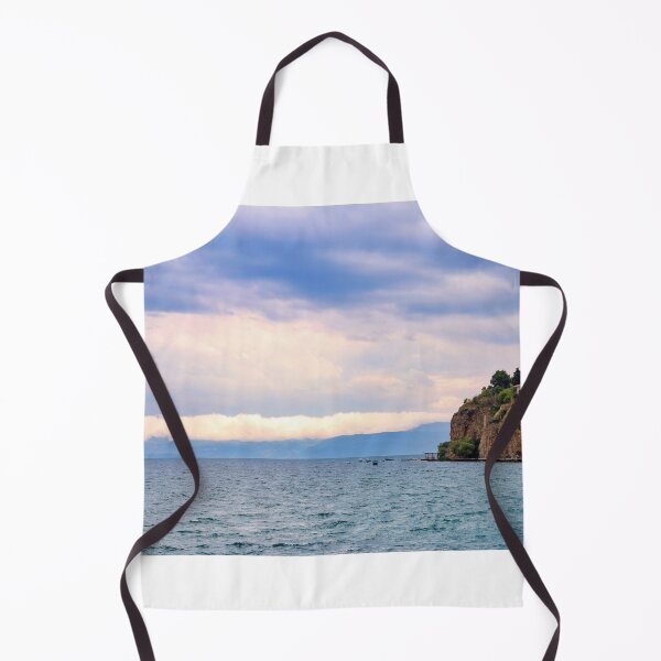 Item preview, Ohrid city and lake in the morning, North Macedonia designed and sold by goceris.