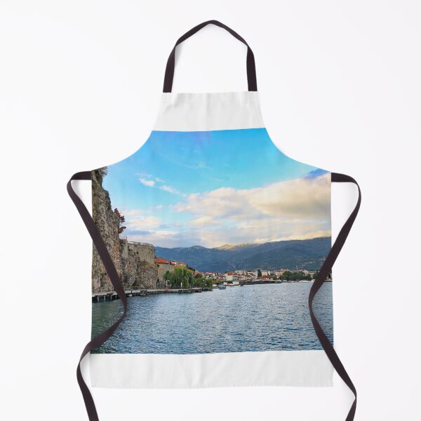 Item preview, Ohrid city and lake in the morning landscape, North Macedonia designed and sold by goceris.