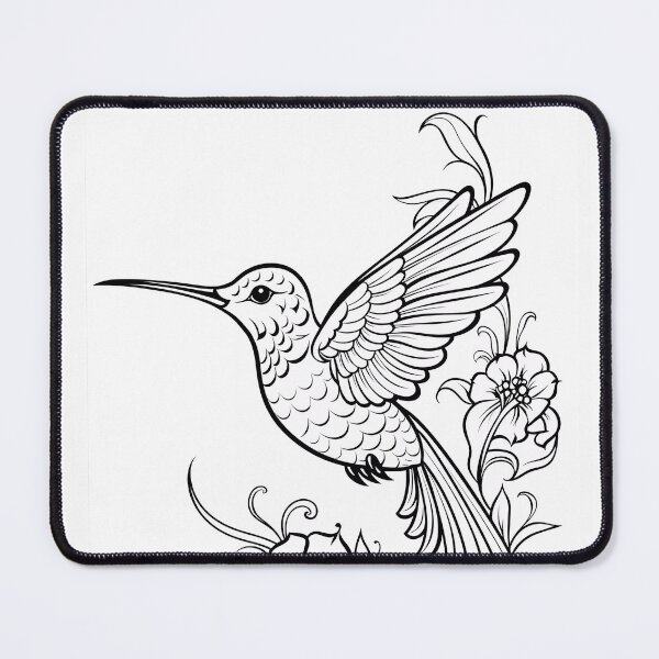 Item preview, Hummingbird #5 Coloring Page Pattern  designed and sold by DavidColoring.