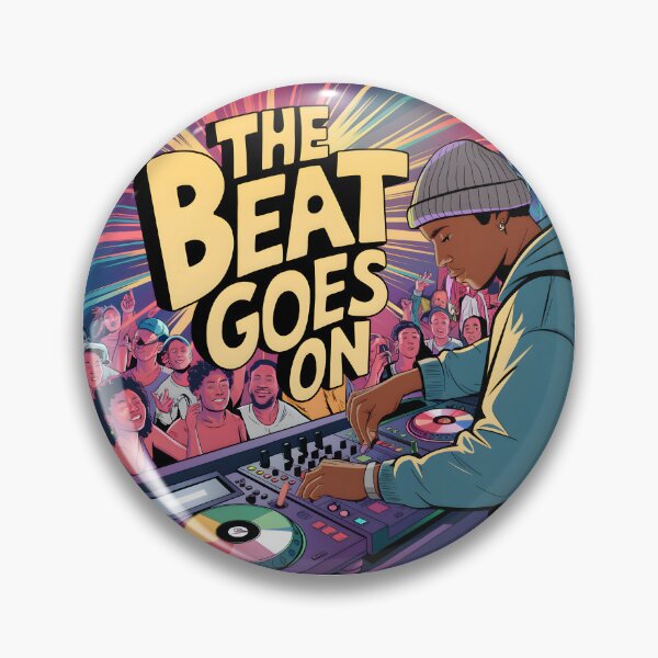 Item preview, Dynamic Brown-Skinned DJ Mixing Beats designed and sold by NenonoDesigner.