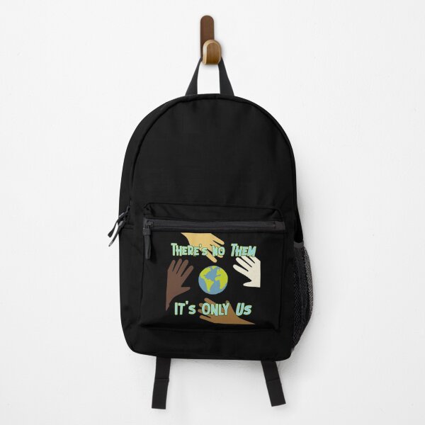 Item preview, There's No Them It's Only Us - earth showing that there is only one planet and one people designed and sold by Signs for Dark Times.