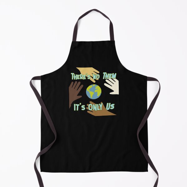 Item preview, There's No Them It's Only Us - earth showing that there is only one planet and one people designed and sold by Signs for Dark Times.