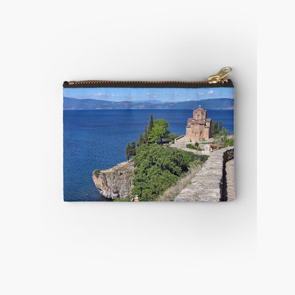 Item preview, Jovan Kaneo orthodox church, Lake Ohrid landscape,North Macedonia  designed and sold by goceris.