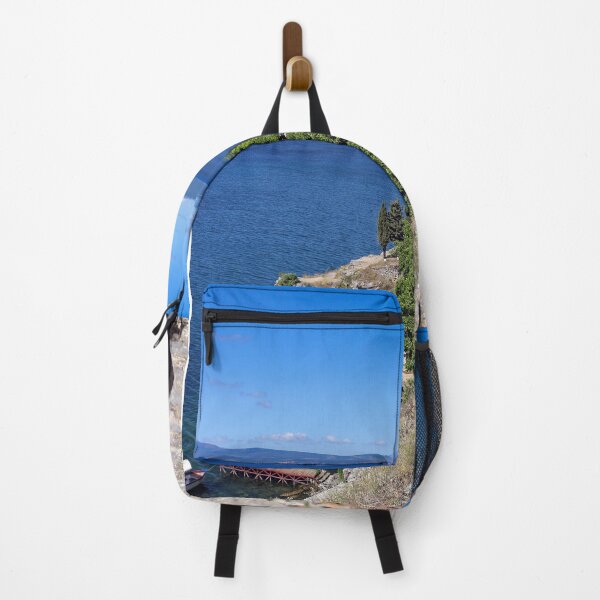 Item preview, Jovan Kaneo orthodox church, Lake Ohrid landscape,North Macedonia designed and sold by goceris.