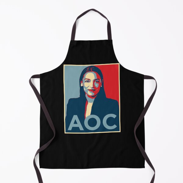 Item preview, AOC in the style of Shepard Fairey Hope poster designed and sold by Signs for Dark Times.