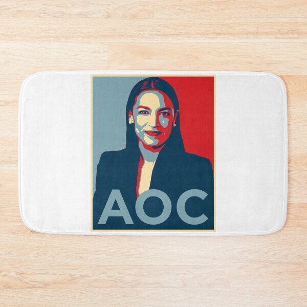 Item preview, AOC in the style of Shepard Fairey Hope poster designed and sold by Signs for Dark Times.