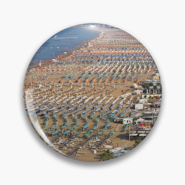 Item preview, Beach in Rimini, Italy, Adriatic sea landscape summer season designed and sold by goceris.