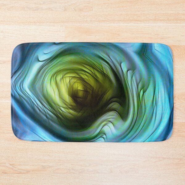 Item preview, Warped Blue Green designed and sold by SirkDesignsLtd.