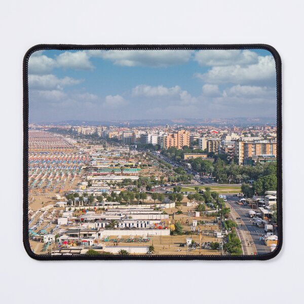 Item preview, Beach and Rimini city,Adriatic sea landscape summer season designed and sold by goceris.