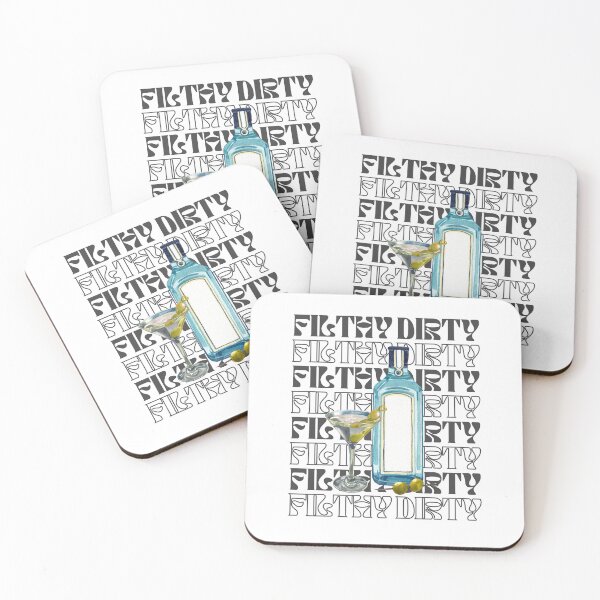 Item preview, Filthy Dirty Gin Martini designed and sold by MoodyGoodsStudio.