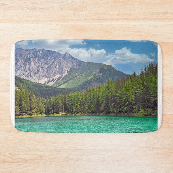 Item preview, The Green Lake and mountains in Styria landscape, Austria, spring season designed and sold by goceris.
